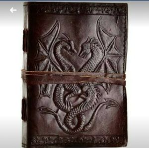Leather dragon journal